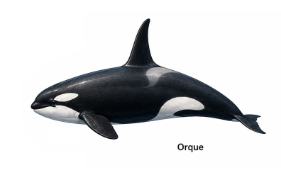 Orque ou Orque épaulard (Orcinus orca)